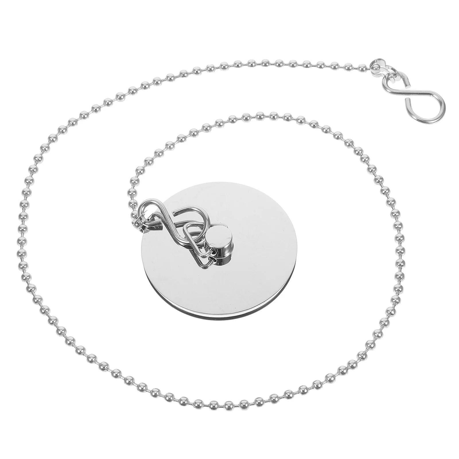 

Заглушка для слива в ванне с цепочкой, универсальная для раковин и ванн, герметичное уплотнение, защита от запаха, легкое сливание воды для ванной и кухни