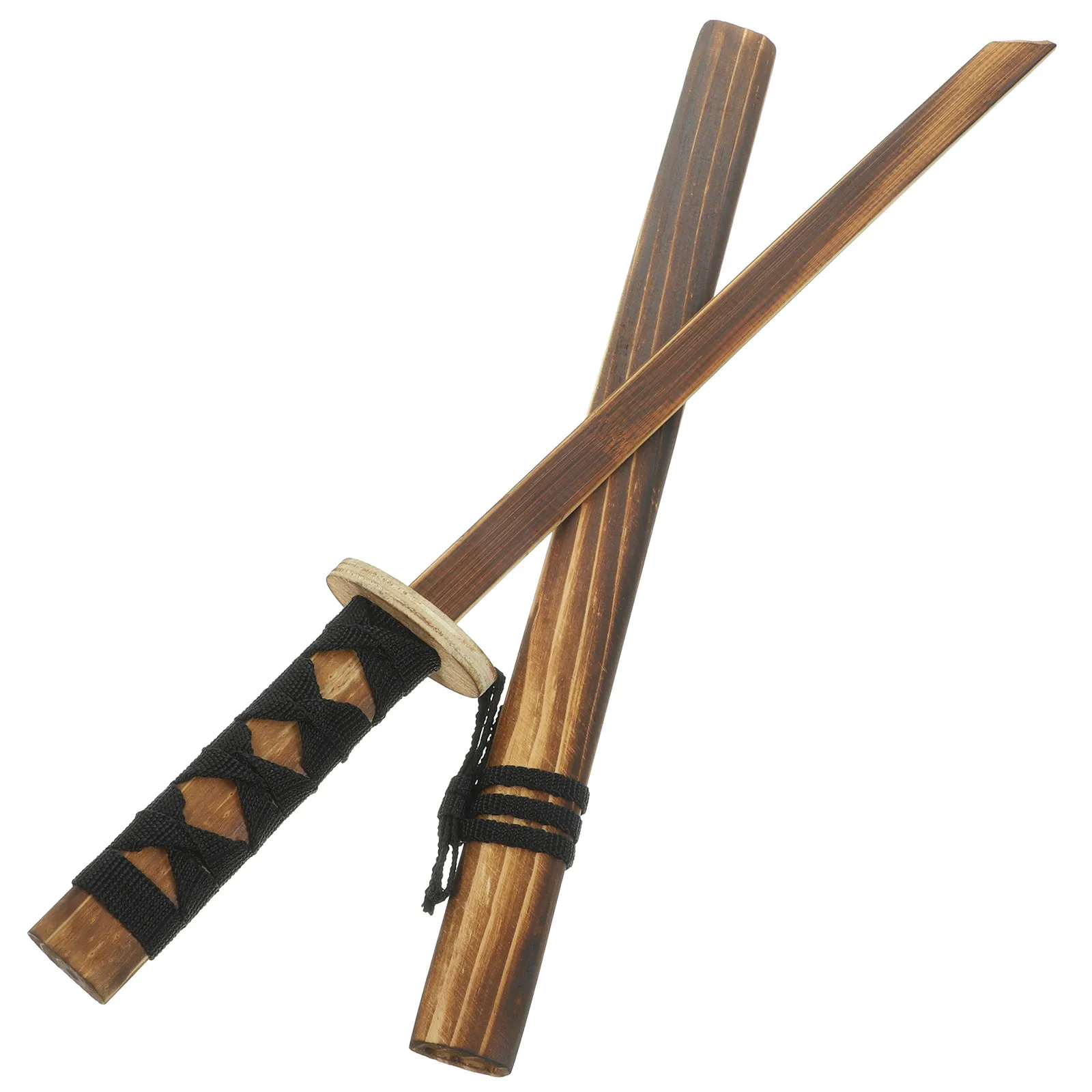 

Wood Sword Prop Japanese Inspired Kids Sword for Outdoor Play Park School Backyard Parent Child Bonding Sensory Motor Skill