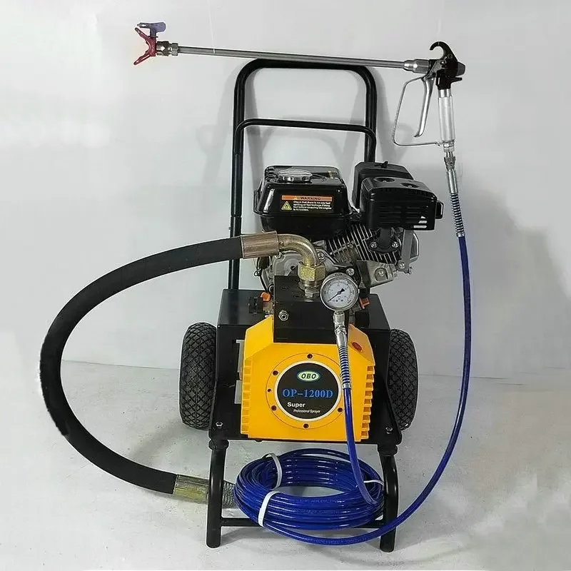 Heavy Petrol Driven Airless Putty Automatic Spray for Epoxy Resin Titan Airless Paint Sprayer