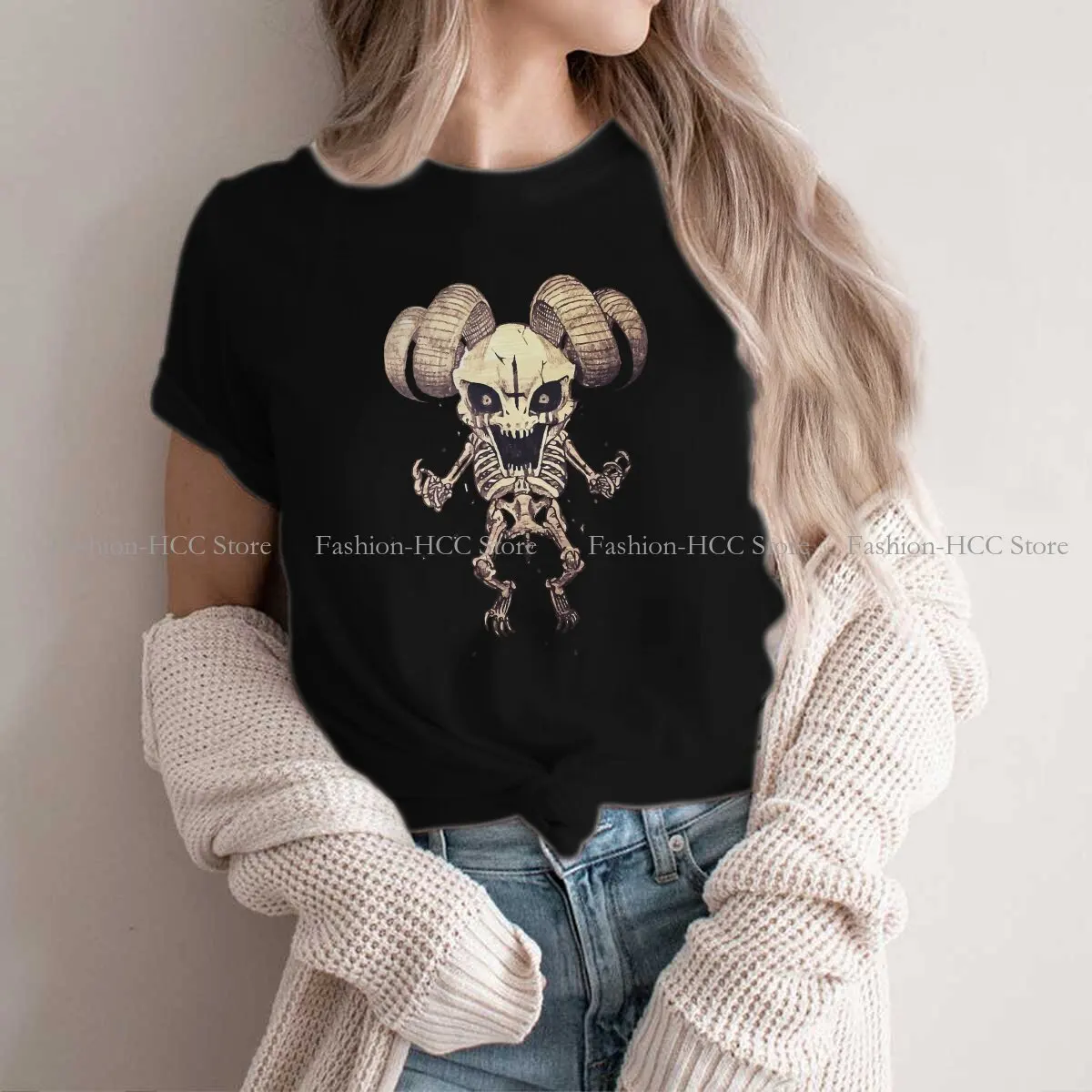 The Binding of Isaac Rebirth Wrath of the Lamb Game Polyester TShirt for Women Satan Basic Leisure Tee T Shirt Novelty Trendy