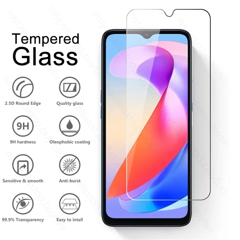 3PCS Tempered Glass Screen Protector Cover For Honor X6a 4G 2023 WDY-LX1 6.56\