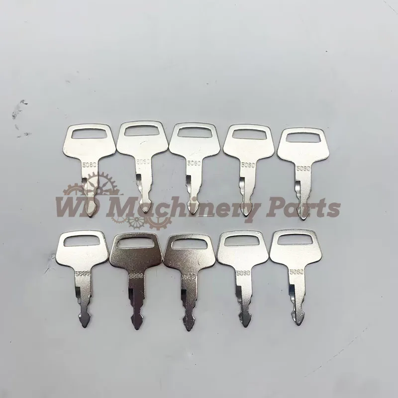 

10PCS 5080 Key for IHI Skid Steer Excavator Heavy Equipment Ignition Key