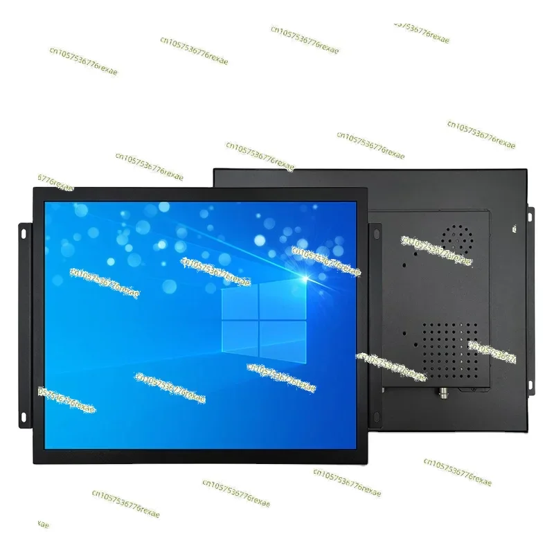 For Industrial Equipment Wholesale Price 17 Inch LCD  Touch Screen Display with Open Frame Hanging Ear Metal Case