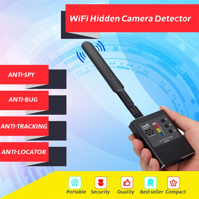 G338 Hotel Anti-eavesdropping Anti-positioning Infrared Camera Detection Instrument Camera Wireless Signal Detector