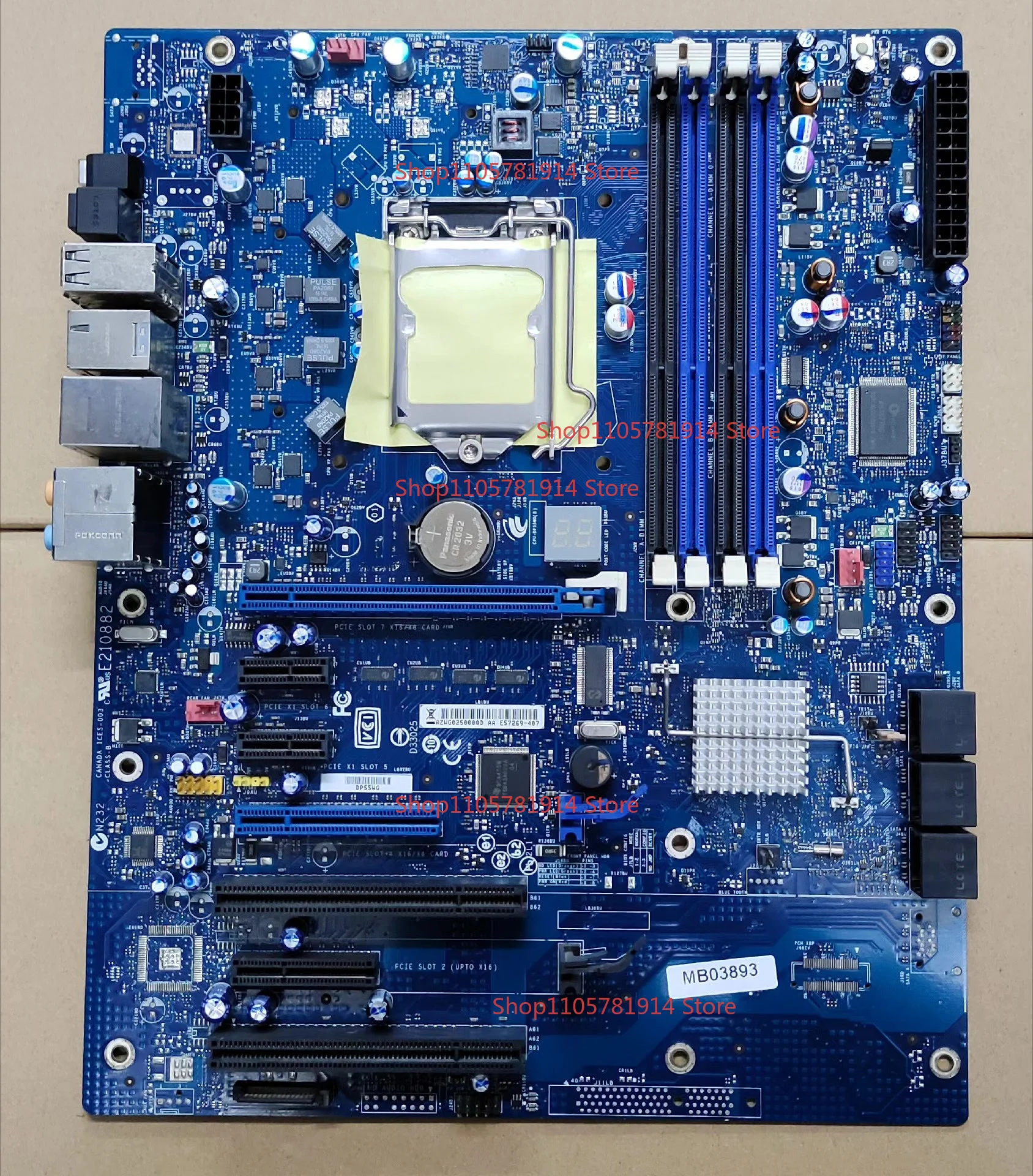 For Intel DP55WG Desktop Industrial Control Main Board LGA1156 Multi-PCIe Slot 1394 Interface, Device Motherboard