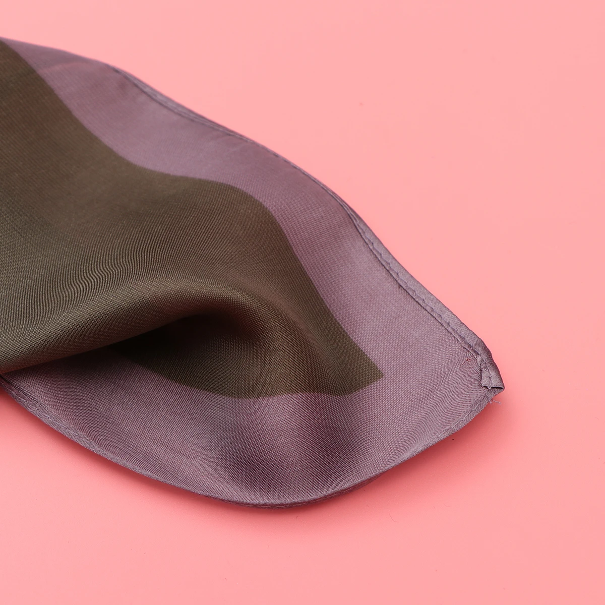 

1pc Silk Scarf Women Square Kerchief Square Kerchief Elegant Office Flight Attendant Scarves Smooth Fabric Gift Black Green