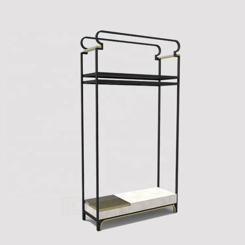 [Customized]Retail custom garment showroom rack display rack store display