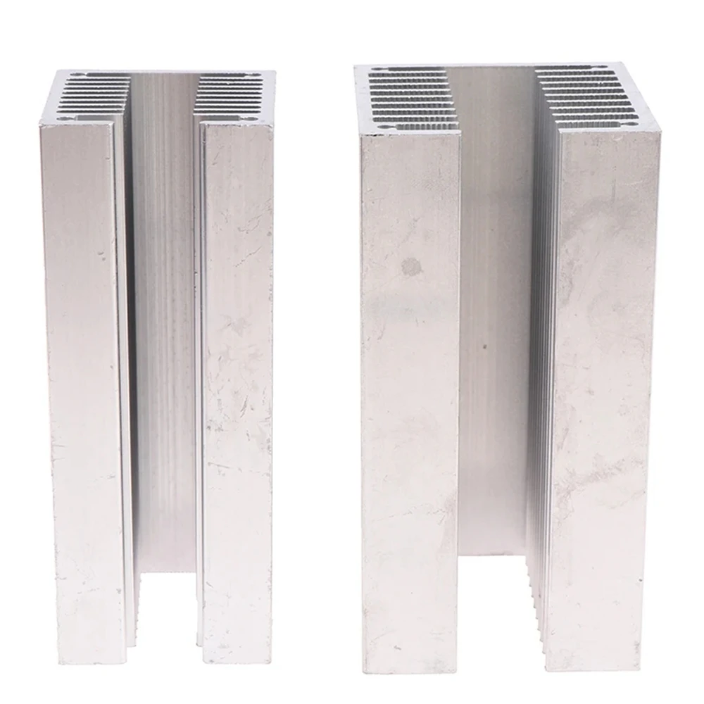 1PC 40*40*100mm/50*50*100mm U-slot Triode High Power Aluminum Alloy Heatsink Heat Sink CPU Power Radiator