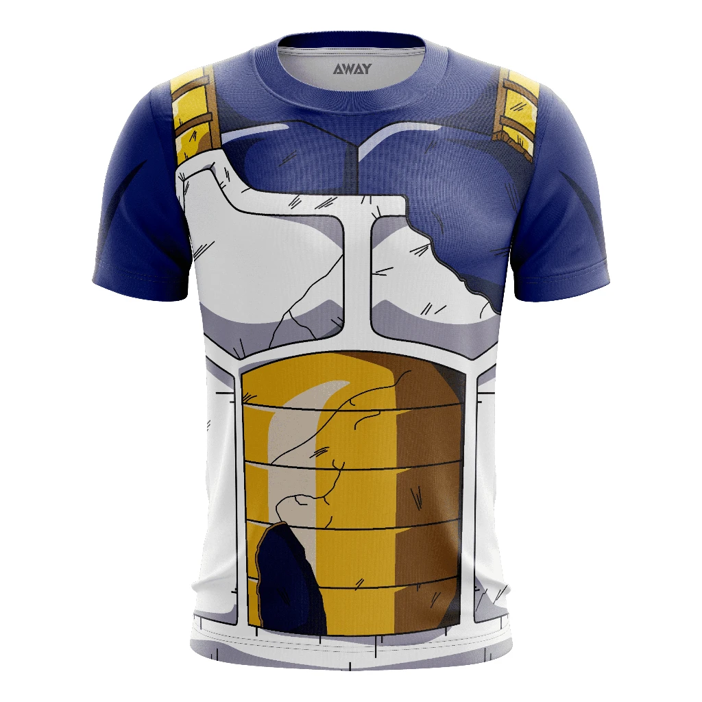 Classic Cartoon Anime Vegeta 3D Printed Pattern Kids Adult T-shirt Short Sleeve Daily Street Fashion Trendy Top