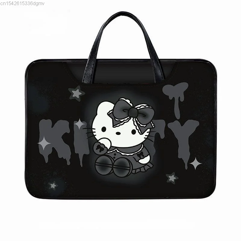 Sanrio Gothic Hello Kitty Laptop Bag Briefcase For 12 13.3 14 15.6 16 Inch Computer Bag For Macbook Pro Air M1 Lenovo Dell HP