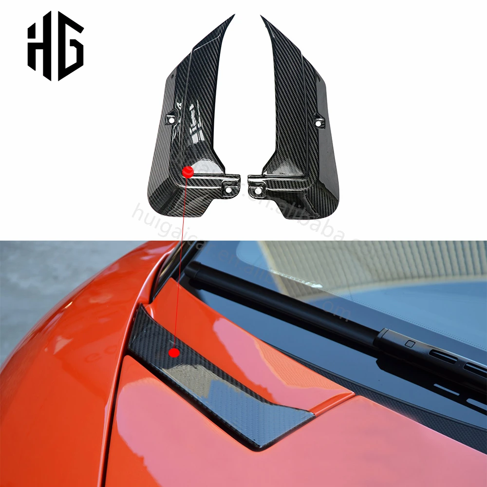 

Top Quality OEM Carbon Fiber Front Hood Air Vents Cover Decoration Body Parts For Lambo Aventador Lp700 Bonnet Engine Hood Vents