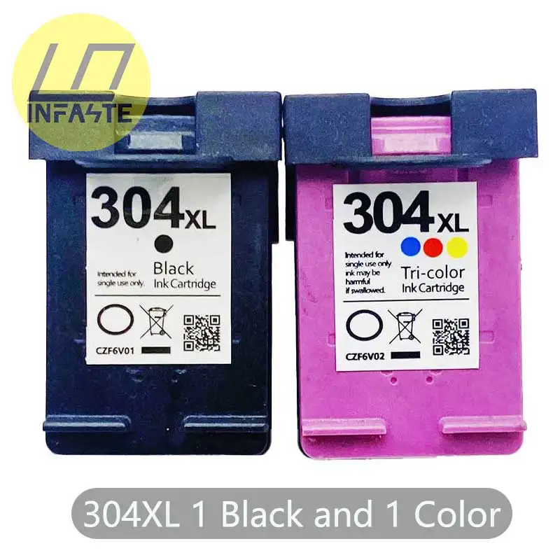 

Infaste 304XL Ink Cartridge High Quality for HP 2620 2630 2632 3730 5020 5032 5010 5020 5030 5032 Printer