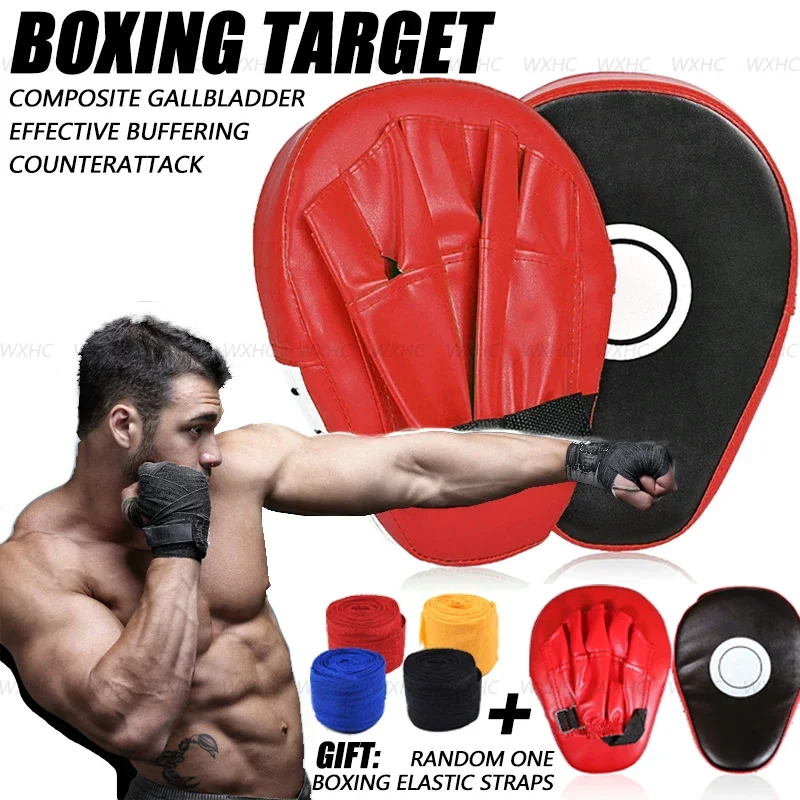 

2PCS Boxing Mitts Punching Focus Mitts Kickboxing Muay Thai Pads Training Boxing Target Pads Gloves Martial Arts Equipment