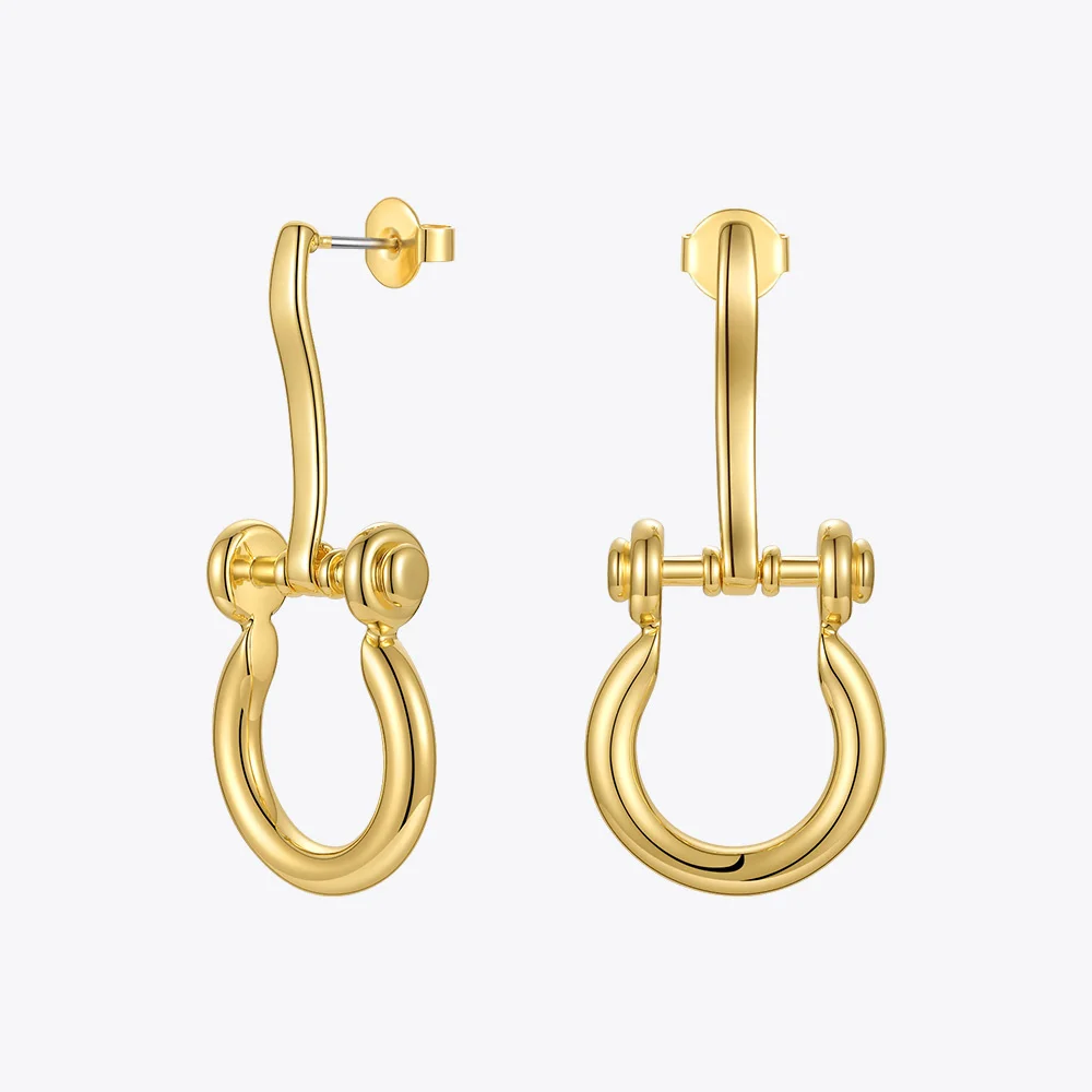 

ENFASHION Goth Horseshoe Drop Earrings For Women Dangle Earings Fashion Jewelry Birhthday Accessories Brincos Feminino E211288