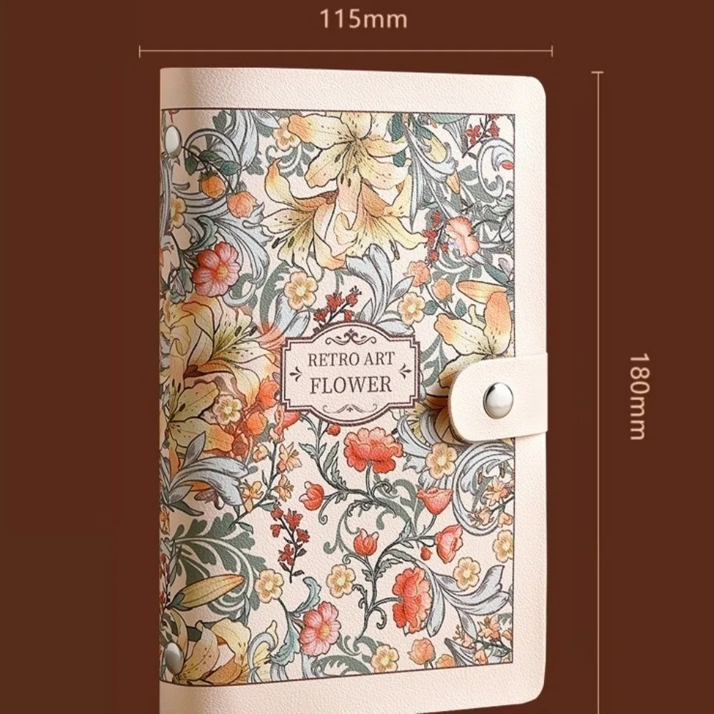 Raccoglitore di bilancio in PU con 100 buste vintage di grande capacità, per risparmiare denaro, impermeabile, per risparmiare denaro