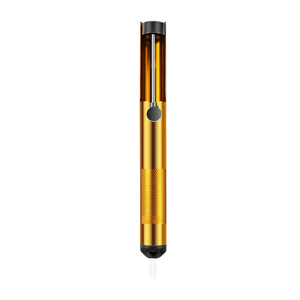 

Gold Aluminum Metal Desoldering Pump Suction Solder Sucker Pen for Digital Appliance Integrated Circuit Repair