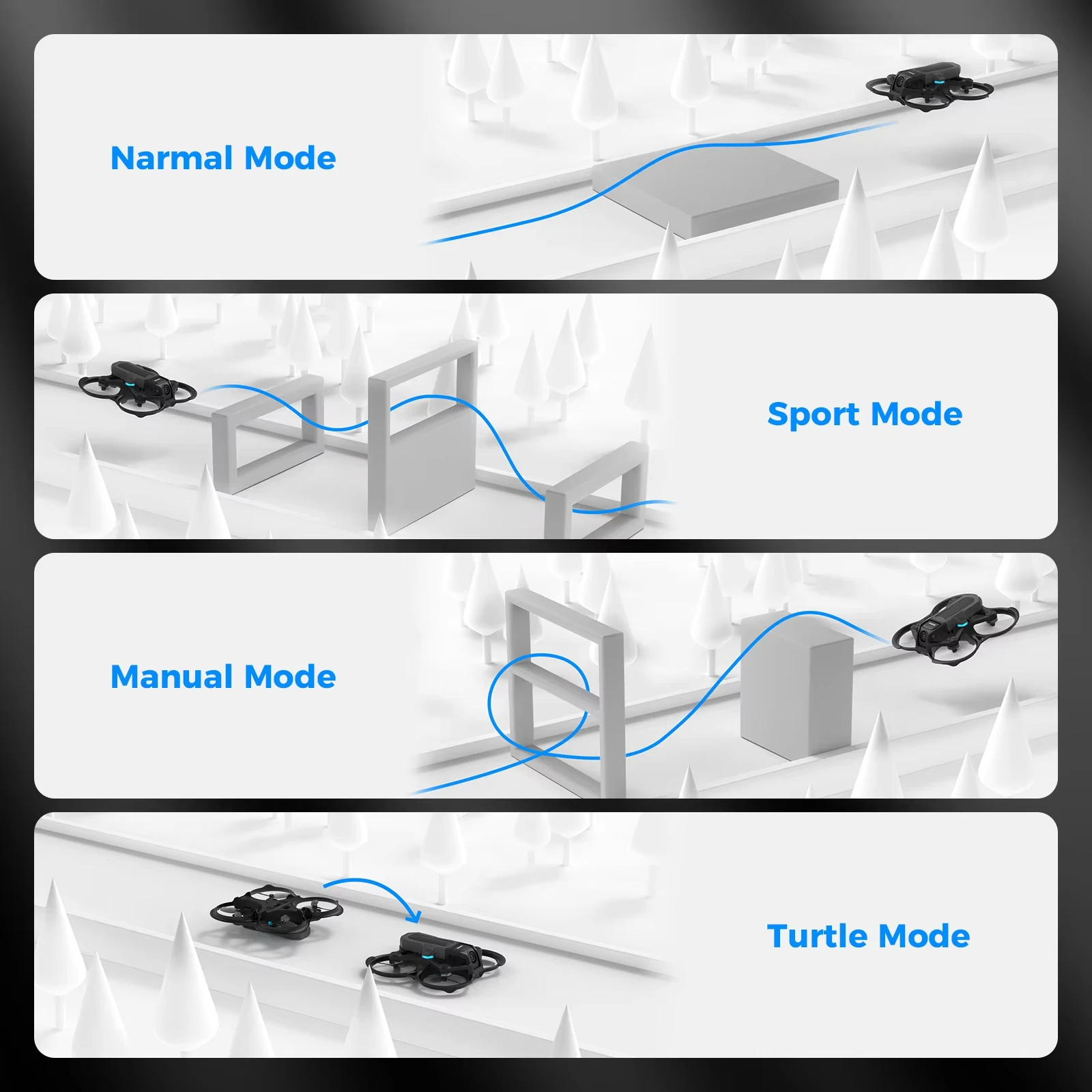 BETAFPV Aquila16 FPV Kit ELRS 2.4G Analog VTX Quadcopter Racing Drone VR03 FPV Goggles 1102|18000KV Brushless Motor 25-350mW VTX