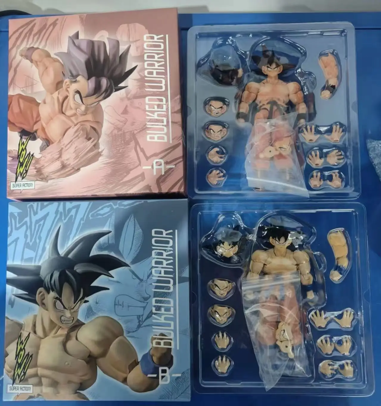 

In Stock Wow Super Action Studio Son Goku Figure Dragon Ball Z SHF Super Saiyan Son Goku Kaiouken Anime Action Figure Model Toy