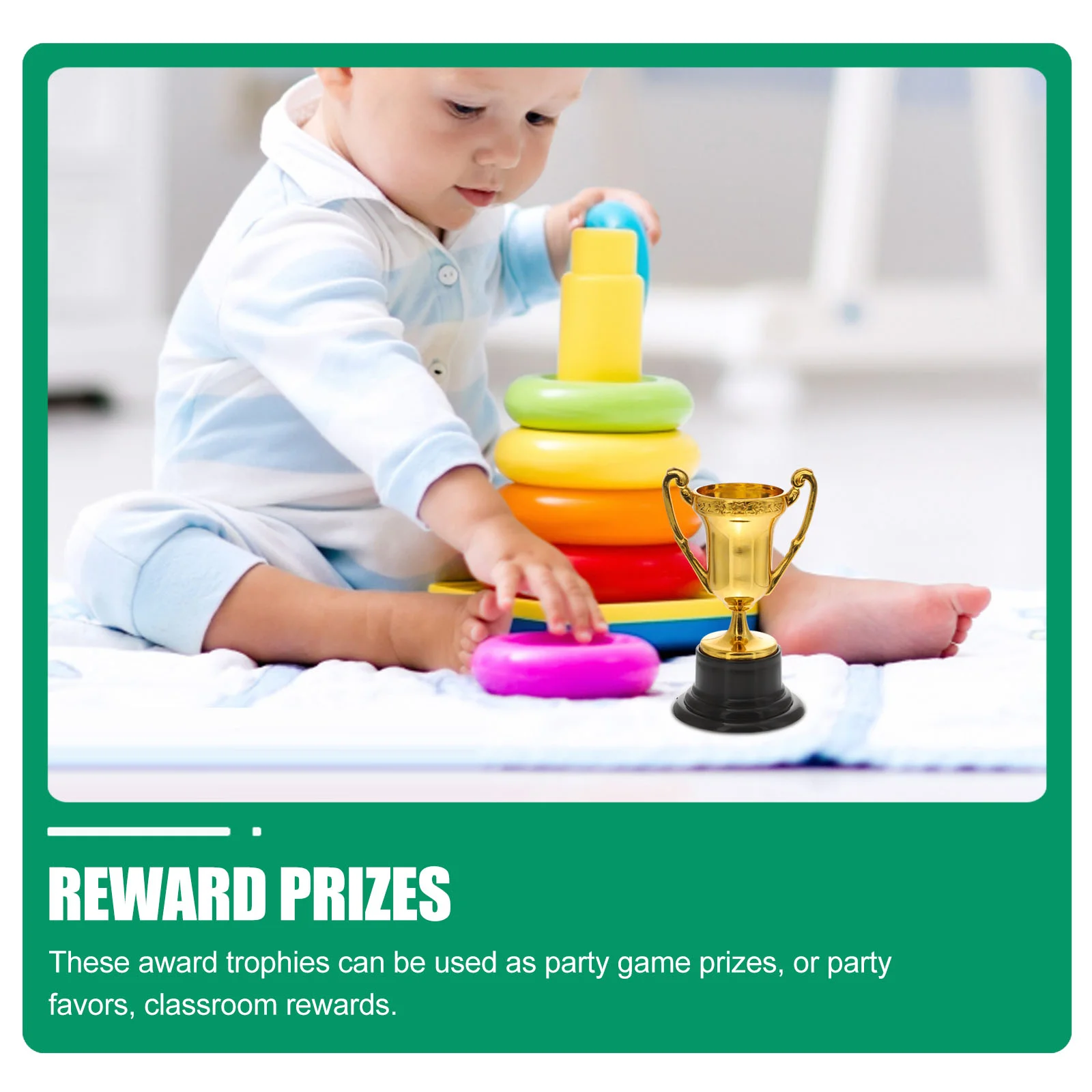 20 Pcs Prize Cup Reward Prizes Mini Girls Kids Award Trophy Cups Small