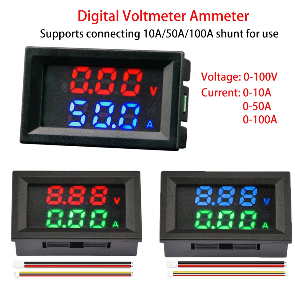 yZ[zDC 4-30V 10A 50A 100A fW^dvdv 0-100V 0-100A dvdeX^[ LED fAfW^dvQ[W