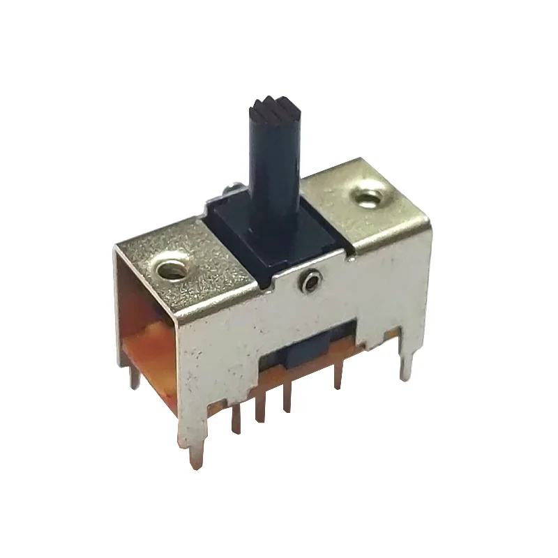 2 قطعة TS-23E02 تبديل التبديل AT10 إعادة تعيين مزدوج أربعة أقدام ثابتة رافعة التبديل خمر راديو التبديل 8Pin تبديل إعادة تعيين التبديل