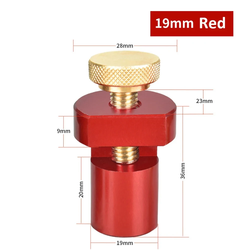 

19mm Woodworking Clamp BenchClamp Woodworking Table Table Saw Support Triangle Ruler Clamp Aluminum Alloy Material