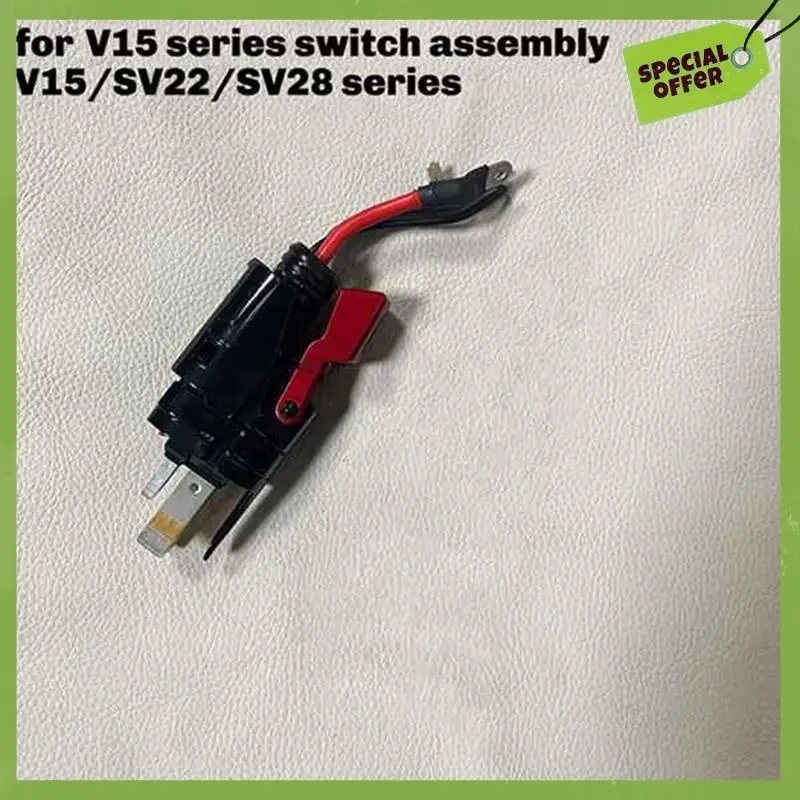 ABGP-استبدال المعادن الزناد الجمعية فورديسون دايسون V15 / SV22 / SV28 سلسلة أجزاء المكنسة الكهربائية قفل زر الطاقة