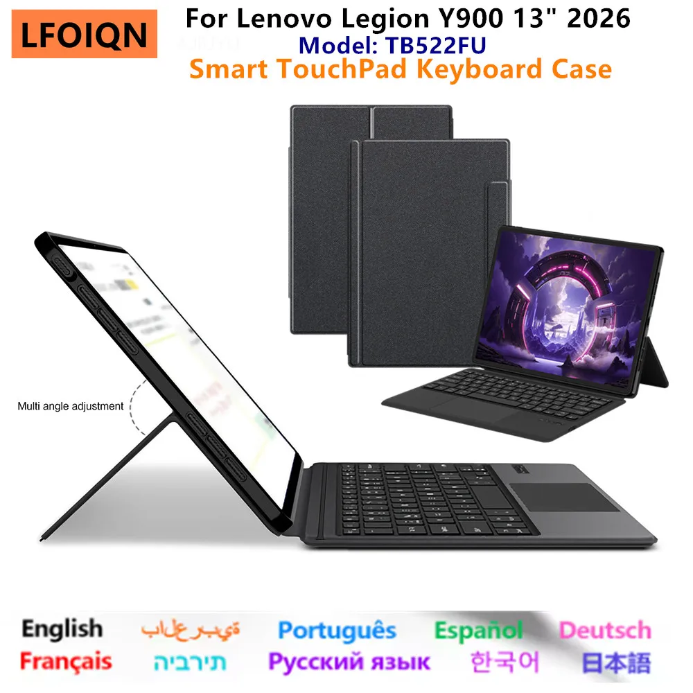 LFOIQN TouchPad Keyboard For Lenovo Legion Y900 13 inch 2026 Case Smart TrackPad Keyboard Cover for LEGION Y900 TB522FU 13
