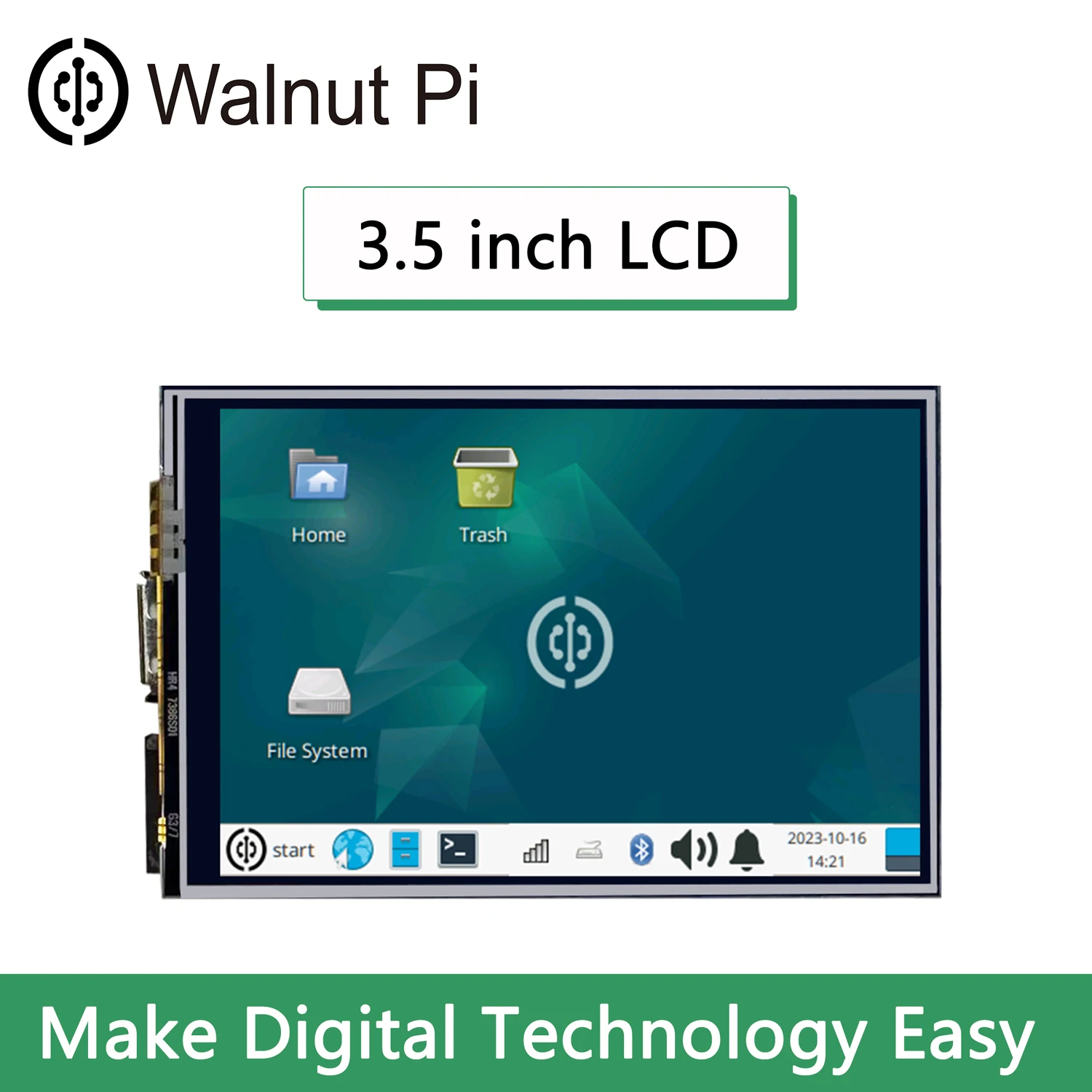 

3.5 inch Display for Walnut Pi Raspberry Pi Touch Screen Display 480x320 TFT 3.5" LCD Module High speed SPI 80MHz WalnutPi