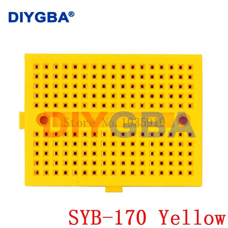 10pcs SYB-170 Mini Solderless Prototype Experiment Test Breadboard 170 Tie-points 35*47*8.5mm for arduino diy kit