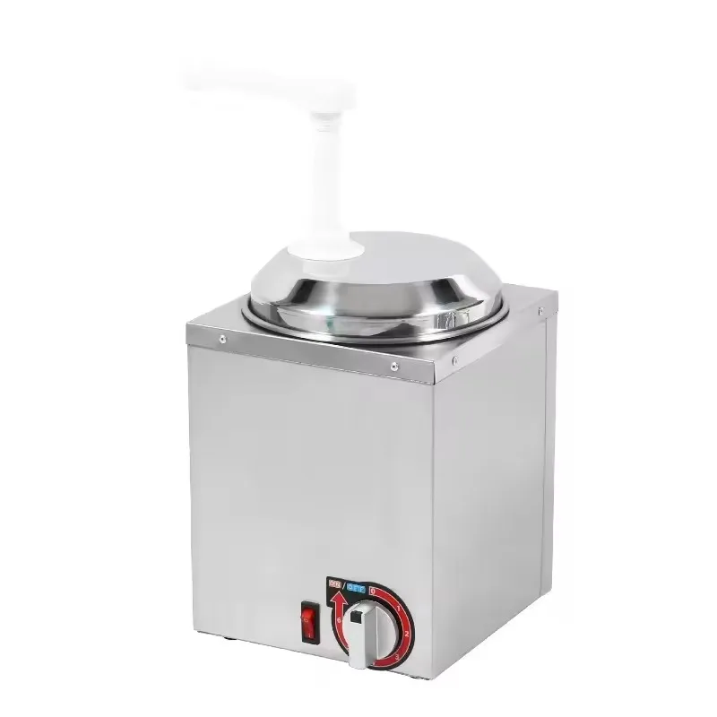 Electric cheese cheese machine dispenser single head square stainless steel electric sauce pump cheese insulation
