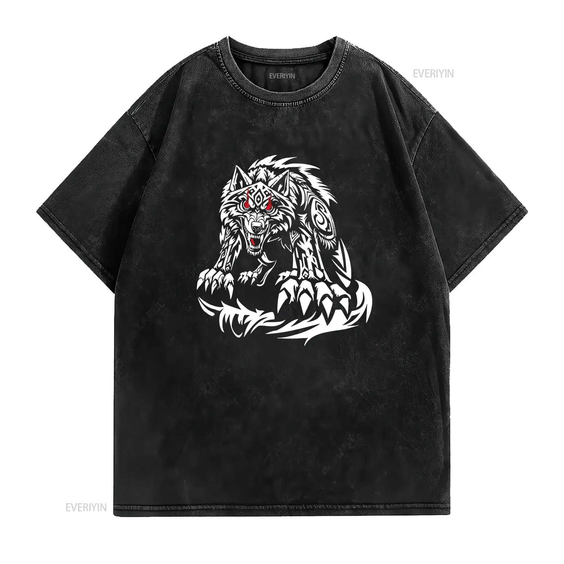 Wolf New Jacob Fatu 100 Cotton All Size To 4XL T Shirt For Fan BH153 vintage Washed Top For Everyday Wear designer clothes