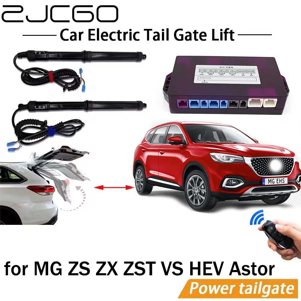 

ZJCGO Electric Tail Gate Lift System Power Liftgate Kit Auto Automatic Tailgate Opener for MG ZS ZX ZST VS HEV Astor 2017~2023