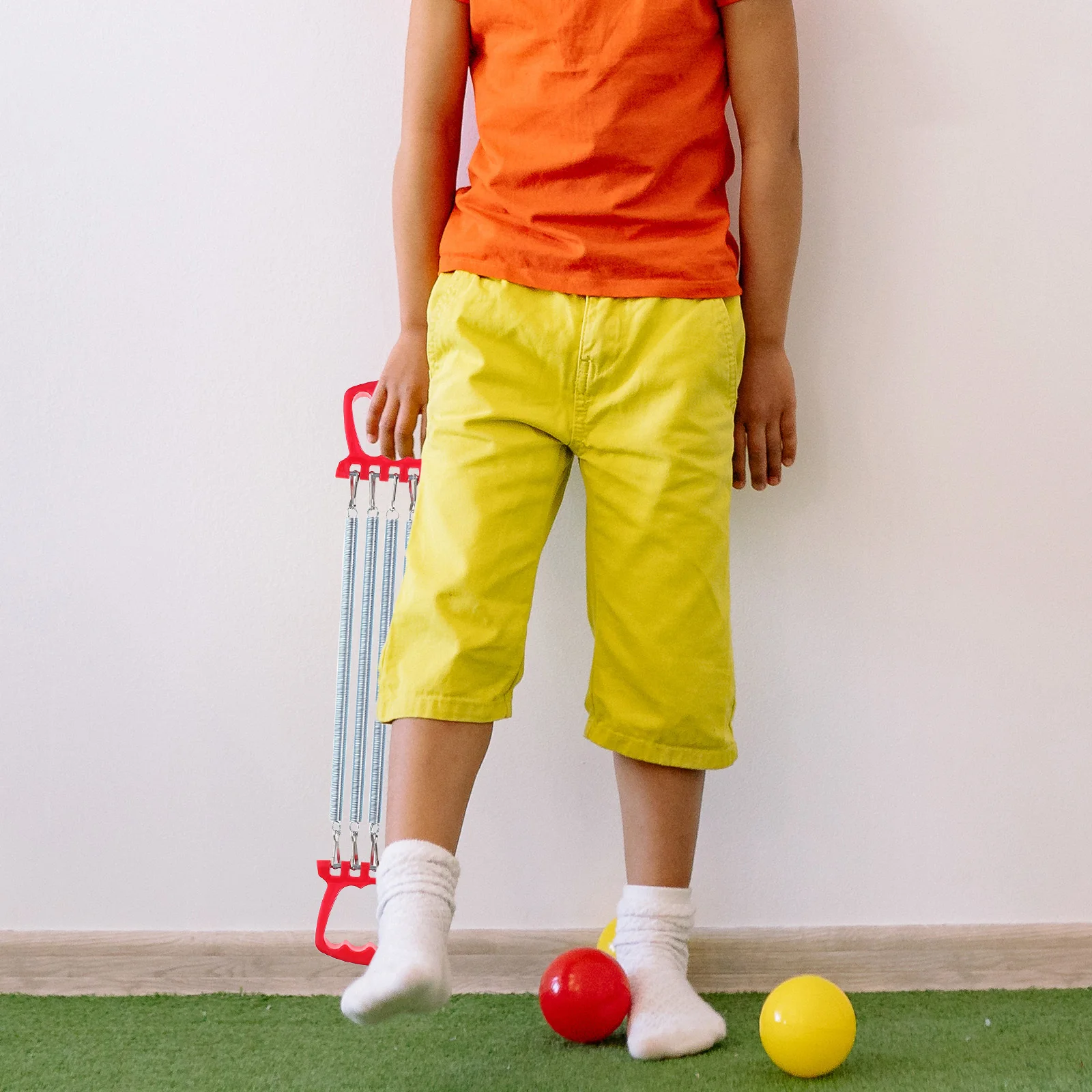 

Spring Resistance Hand Exerciser Multifunctional Arm Chest Muscle Trainer Sized Fitness Equipment Adjustable Tension