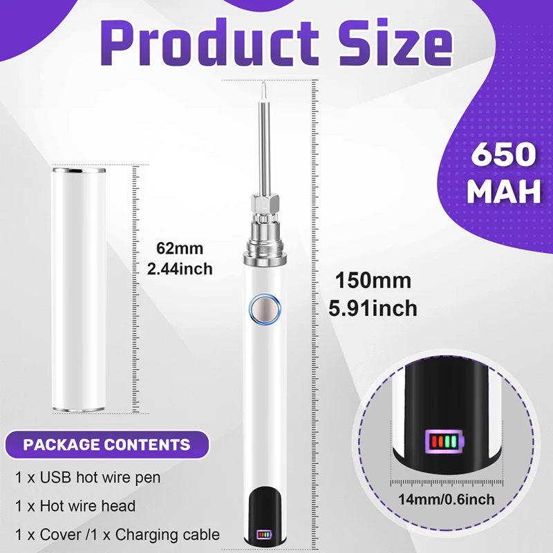 Adjustable 510 Thread Mini Soldering Iron Kit USB Soldering Iron With Cap 3 Gear Voltage Electronic Welding Repair Pen