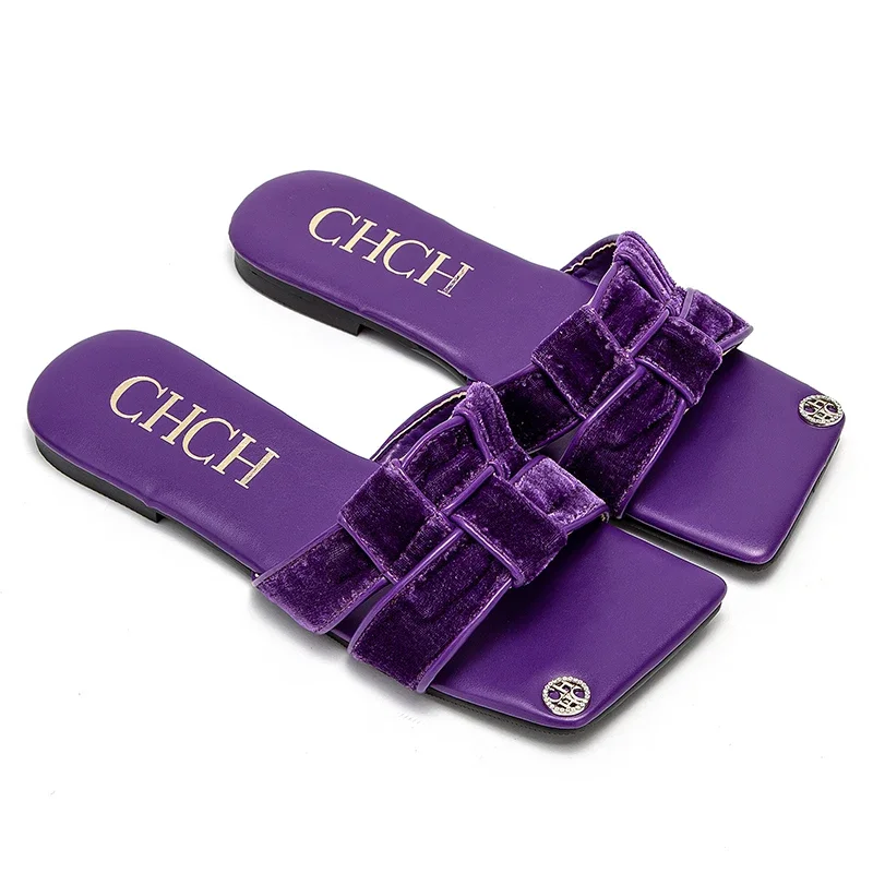 حذاء كلاسيكي للنساء ، نعال نسائية ، نعال رائجة ، تصميم محبب ، مخطط ، لون واحد ، ملابس نسائية ، مسطحة ، موضة ، جديدة #3