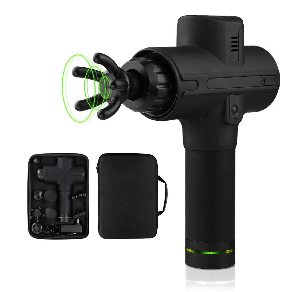 2021 Hot 20 Speed Levels Cordless Body Muscle Vibrator Fascia Adjustable Massage  Brushless