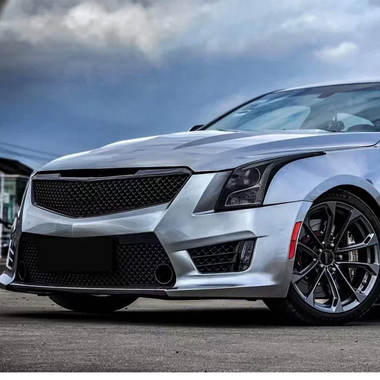Factory Sales Modification ATS V Style Upgrade with New Hood Fender Front Bumper Body Kit for Cadillac ATS 2014-2019