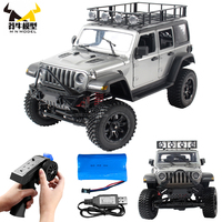 MN128 1/12 RC Car 4WD Jeep Model LED Light 2.4G Remote Control 4X4 Off Road 4WD Climbing RC Truck Electric Toy Car Gift for Boy