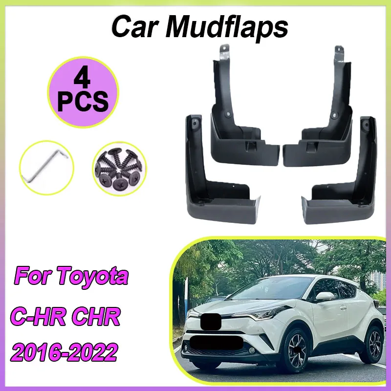 

For Toyota C-HR CHR C HR 2016 2017 2018 2019 2020 2021 2022 AX10 AX50 Mud Flaps Mudguards Fender Splash Wheels Parts Accessories