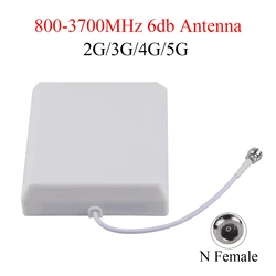 800-3700MHz Panel Antenna 2G 3G 4G 5G Indoor Antenna 6/7DB N Female For Repeater GSM CDMA Signal Booster Signal Transmitter