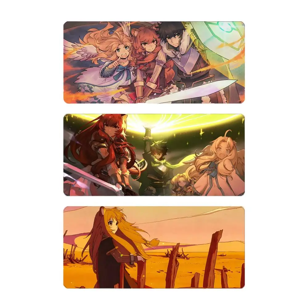 anime adventurous T-The Rising of the Shield Hero Mouse Pad Mousepad Large Gaming LockEdge Thickened PC Table Desk Mat