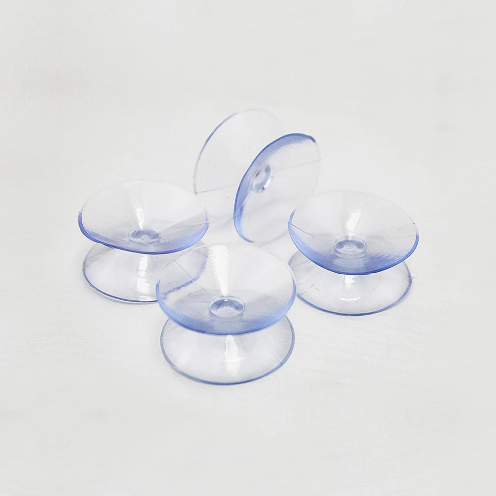 20, 30mm Universal Double Sided Suction Cups Transparent Soft PVC Window Suckers Pads Gadget Home Organization and Storage