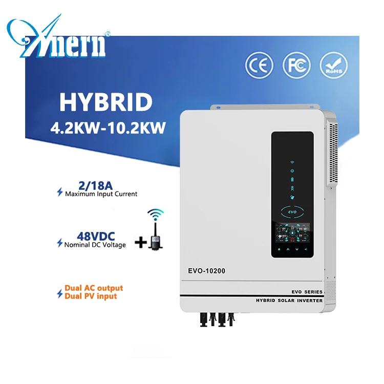 Anern Invertor 12v To 220v 5kw 6kw 10kw Ups Inverter With Battery