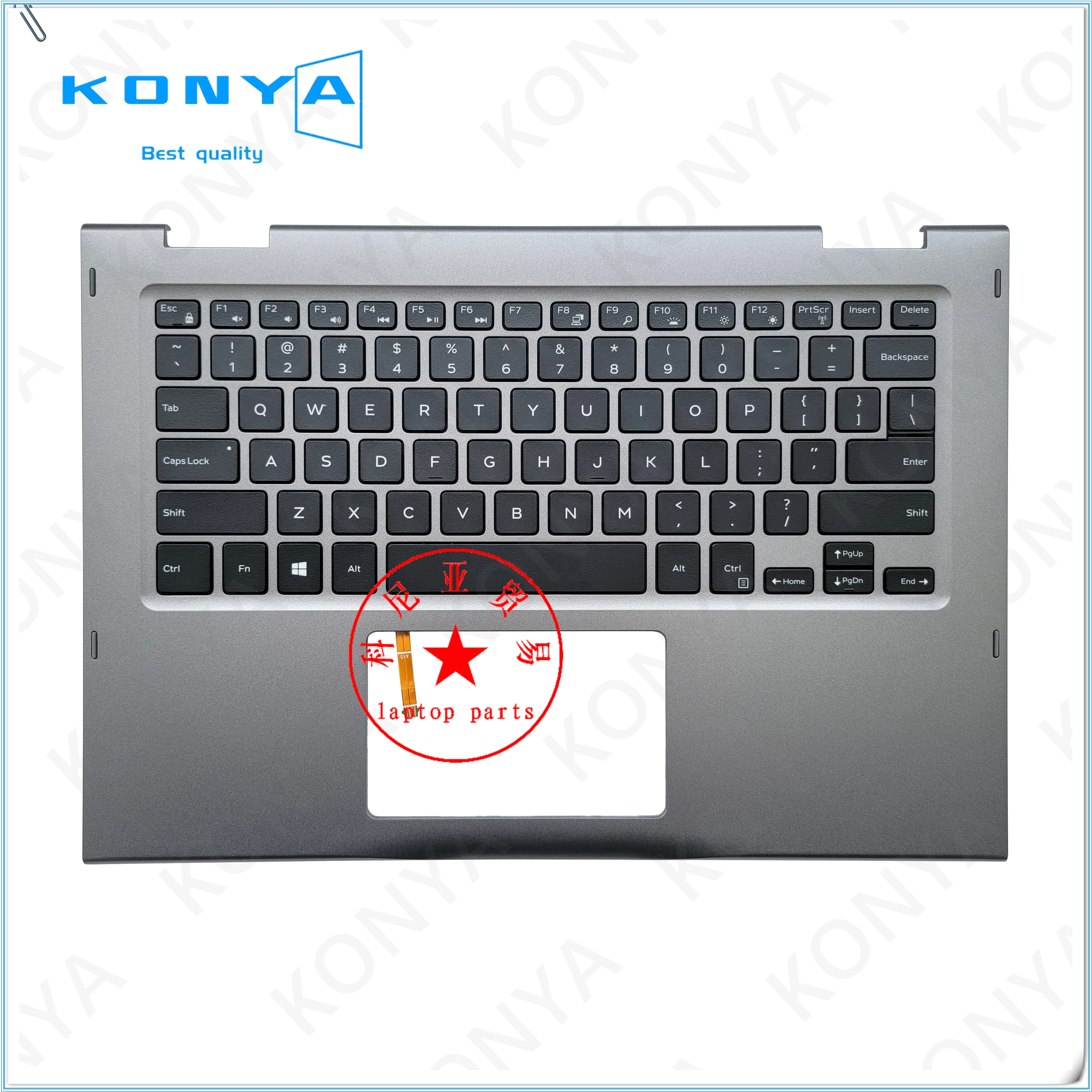 

New Original For Dell Inspiron 13 5379 Series Laptop Palmrest Upper Case Cover With Backlit Keyboard JCHV0 0N7WW 3VNTJ VKGNV