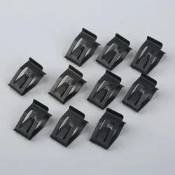 mtsooning 10Pcs Car Front Console Dash Dashboard Auto Trim Metal Retainer Black Rivet Fastener Clip for Audi Toyota Ford Mazda