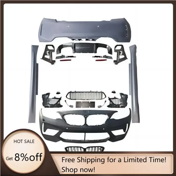 

Factory Wholesale M2C Style Upgrade Car Bumper Grille Modified Car Body Kit for BMWS 2 Series F22 2014-2020