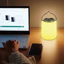 Bedside Light  Functional with Handle IP6 Waterproof  Kids Bedside Night Light Camping Accessory