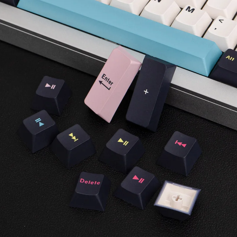 PBT Keycaps GMK Clone Future Funk Mechanical Keyboard Dye
