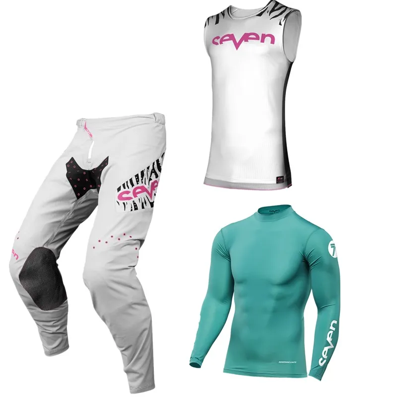 Seven MX-Ensemble d\'équipement de motocross, vêtements de course de moto tout-terrain, maillot de vélo MX, moto Chlorer, D343, 2024